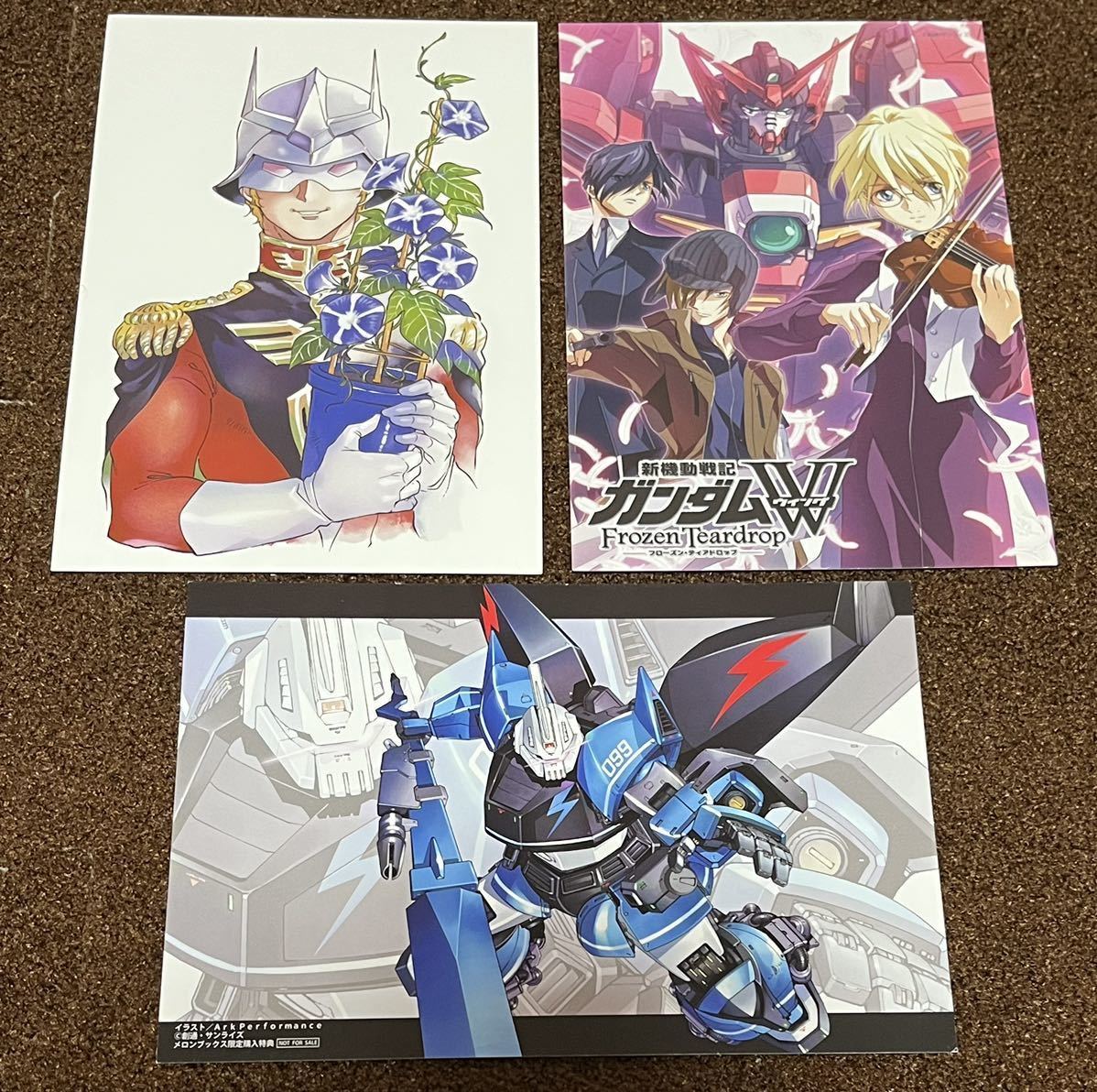 ガンダムSEED FREEDOM 特典 ご当地ポストカード 東京 鳥取 岡山