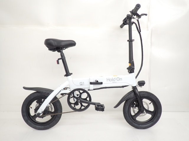 コンテドジュール】折りたたみ自転車16インチパールホワイト