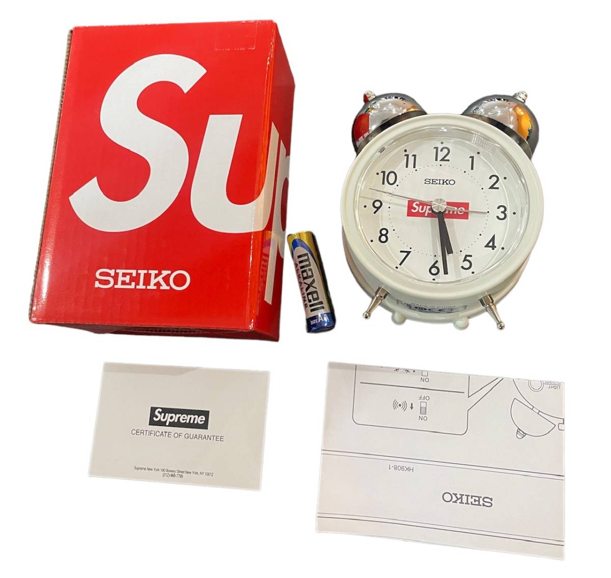 シュプリーム/セイコー アラームクロック Supreme®/Seiko