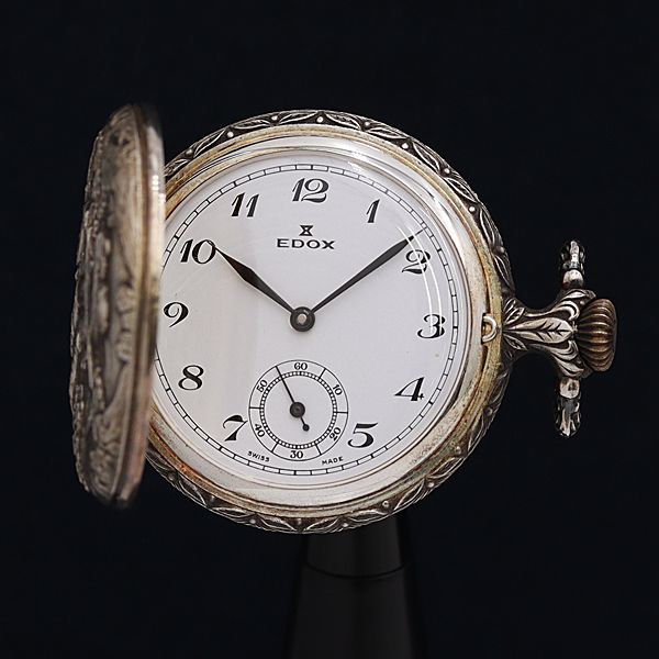 ヴィンテージ・EDOX・エドックス・懐中時計 手巻き☆動作確認済み