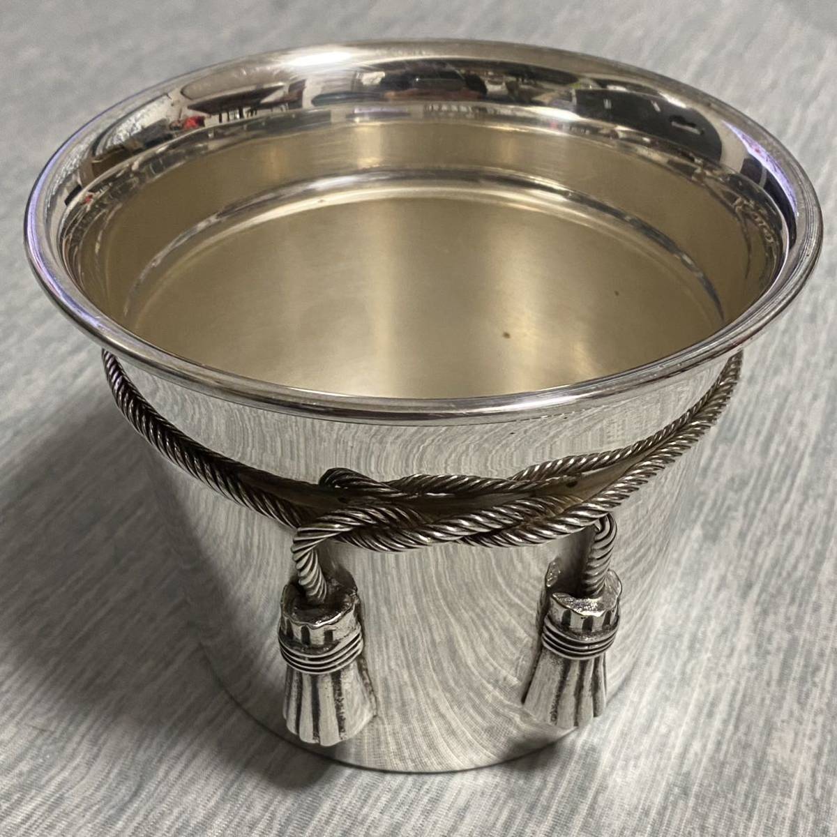 イタリア製ワインクーラー純銀メッキ アンティーク