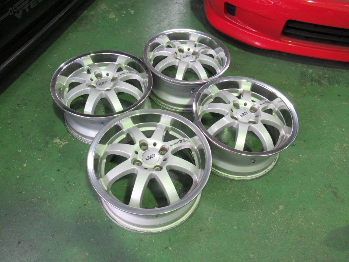 MUGEN NR 無限アルミホイール 15インチ 4H PCD100 タイヤ付 195