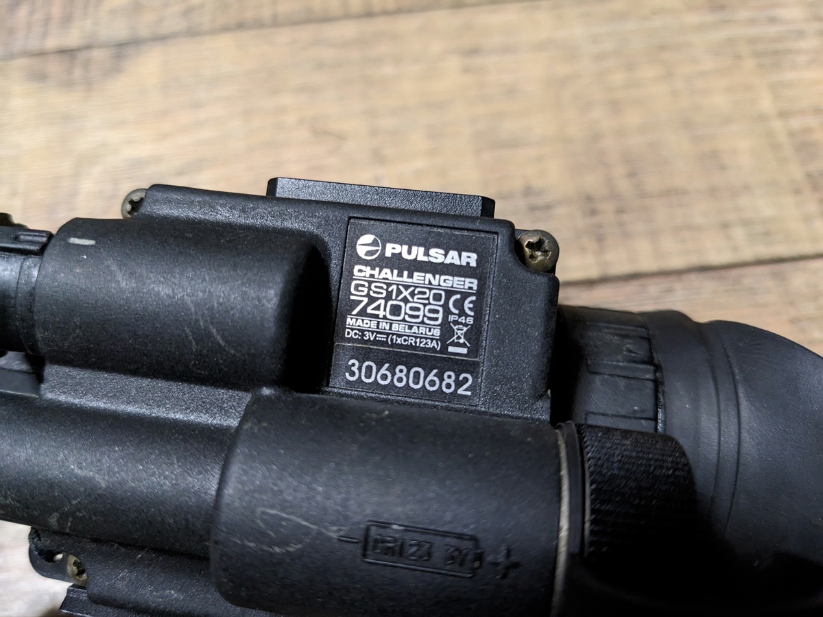 やや傷や汚れあり】PULSAR CHALLENGER GS 1X20 ナイトビジョン wilcox