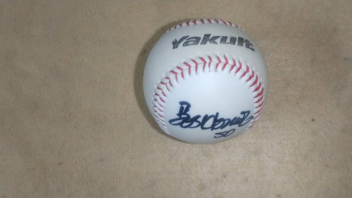 元ヤクルトスワローズ　ボブ・ホーナー　直筆サイン色紙　当時物 元ヤクルトスワローズ ボブ・ホーナー 直筆サイン色紙 当時物