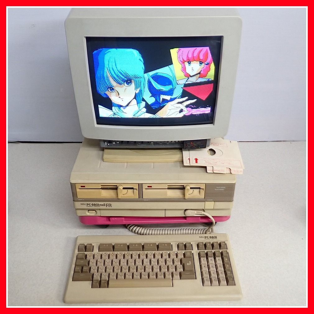 NEC PC-8801mkII FR 本体 フルメンテナンス FDD OK動作品 NEC PC-8801mkII FR 本体 フルメンテナンス FDD OK動作品（PC