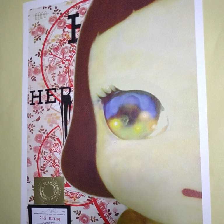 未使用】DEATH NYC 世界限定100枚 アートポスター 奈良美智 NARA