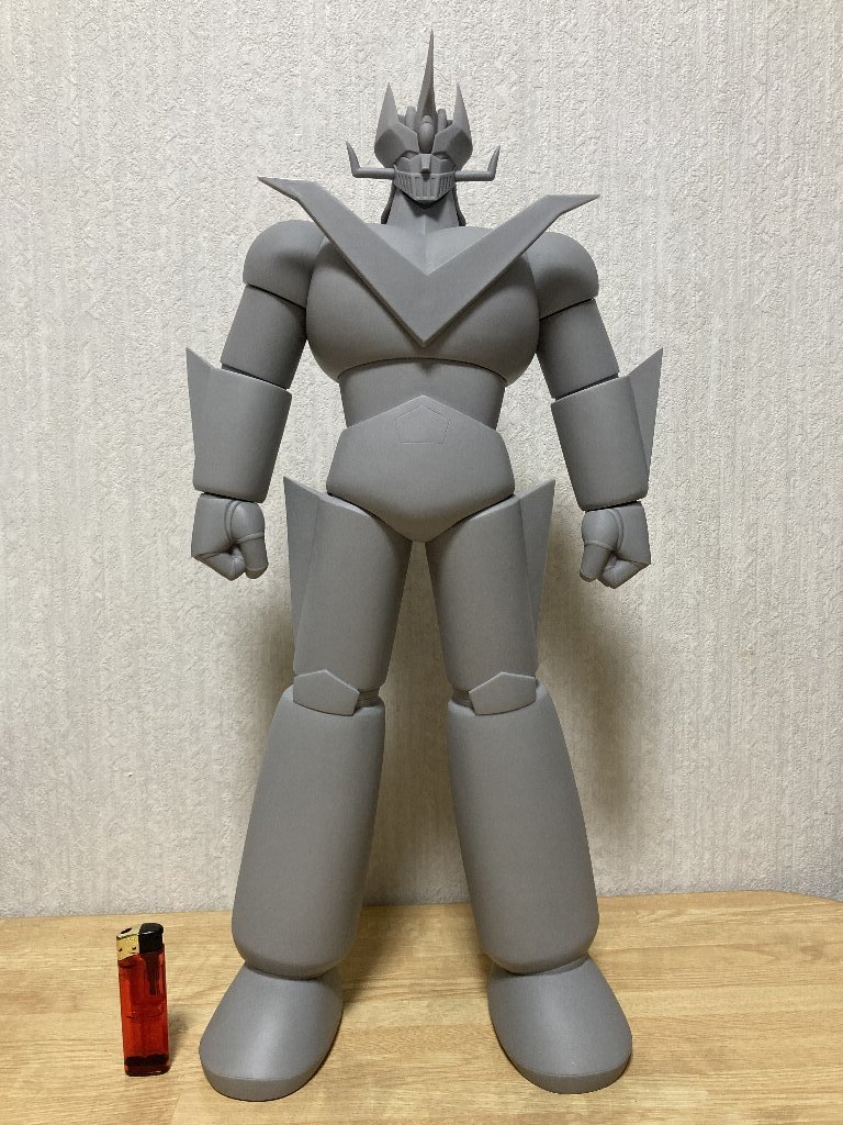 目立った傷や汚れなし】海洋堂 メガサイズ ソフビ グレートマジンガー