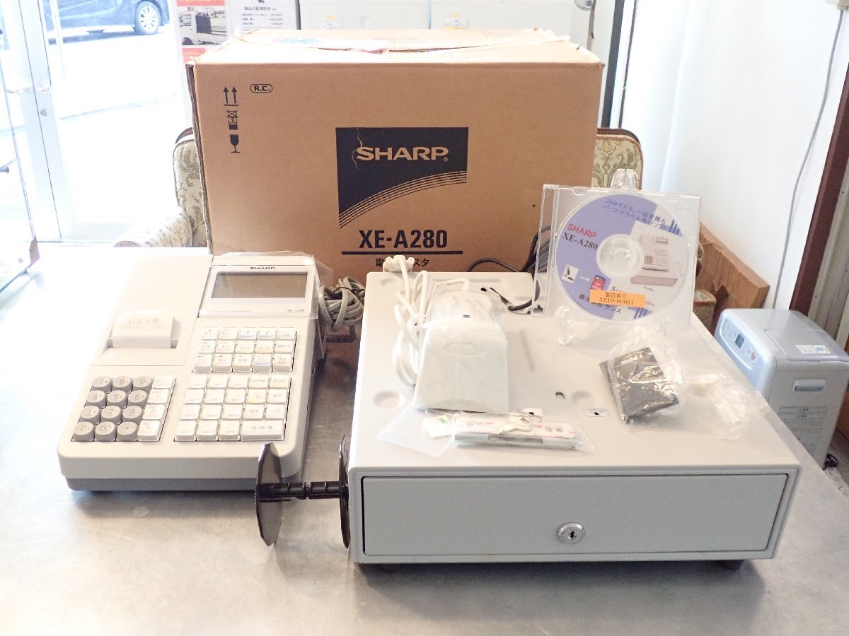 目立った傷や汚れなし】□美品□【シャープ SHARP】レジスタ 業務用