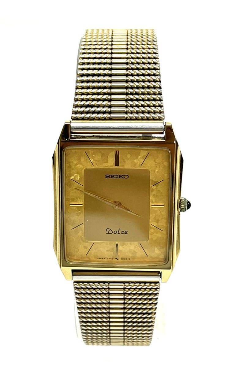 SEIKO Dolce & Excline スクエア SEIKO DOLCE セイコー ドルチェ スクエア ゴールド 腕時計