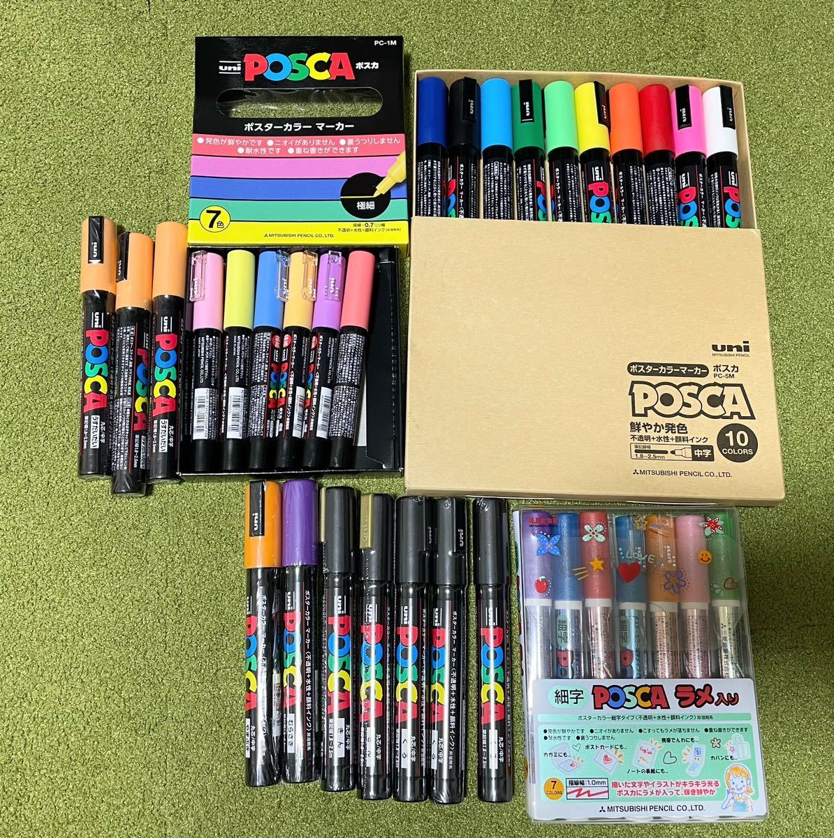 【未使用】新品含ポスカ大量セット poscaペンパステルラメ細字の落札情報詳細 ヤフオク落札価格検索 オークフリー