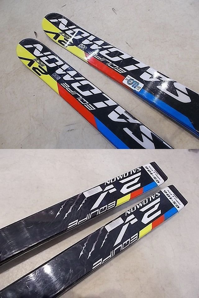 傷や汚れあり】4☆【SALOMON/サロモン】EQUIPE 2V RACE GSラボ 186cm