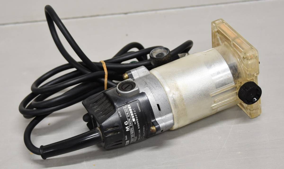 N0118H] 日立工機 16MM 仕口ルータ M16YA 動作品 電動工具 大工道具