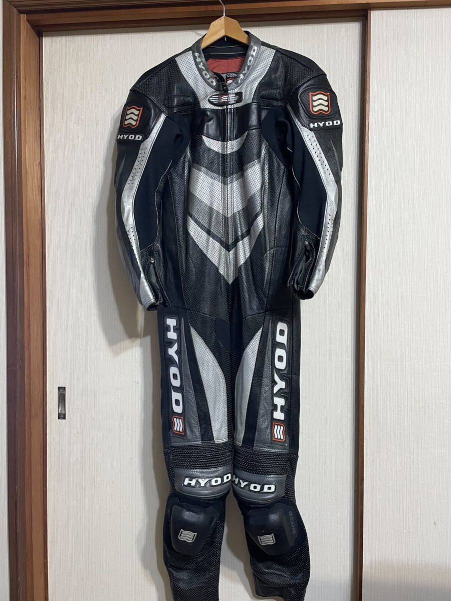 目立った傷や汚れなし】HYOD レーシングスーツ MFJ公認レザースーツ
