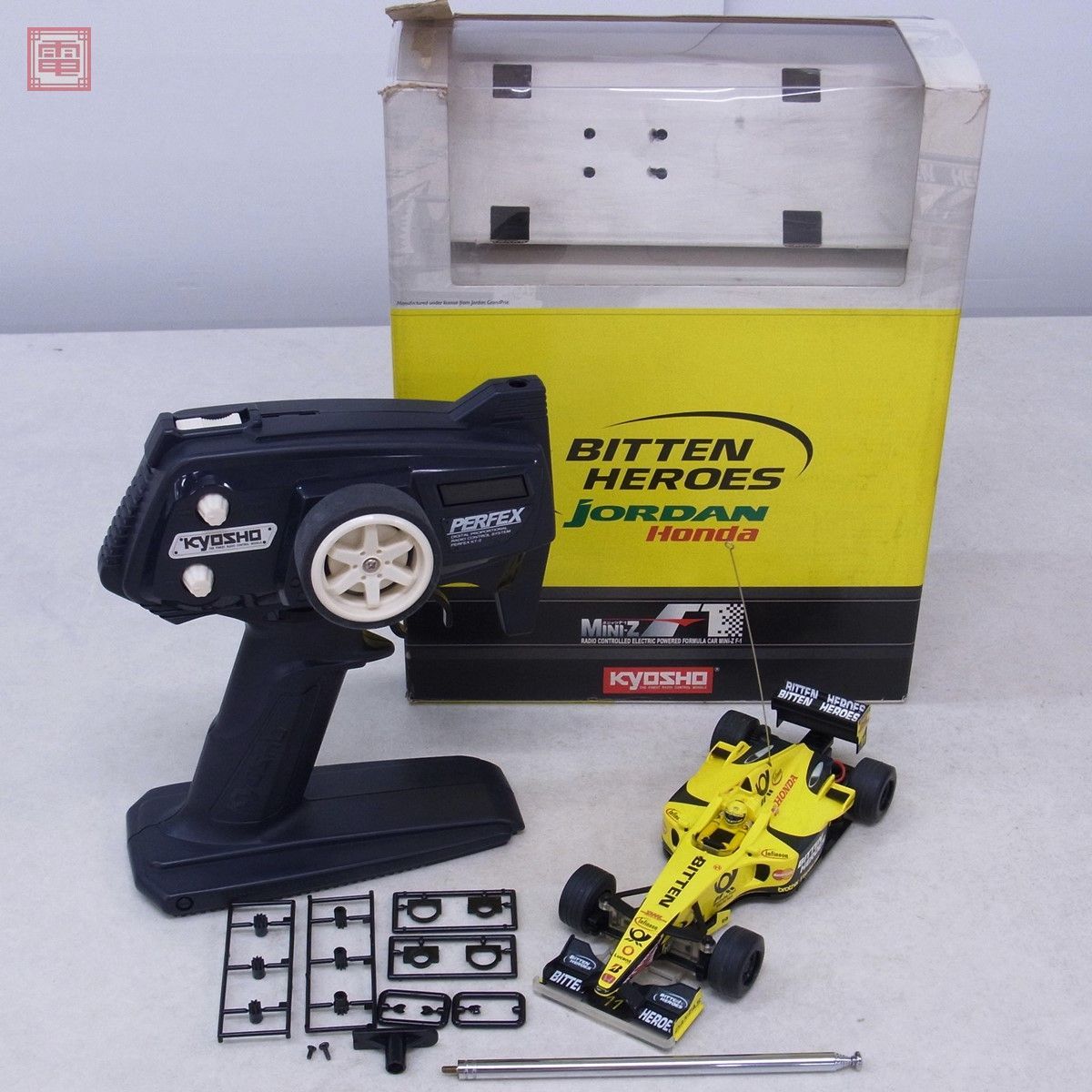 やや傷や汚れあり】京商 ミニッツ F1 ジョーダン ホンダ EJ11 No.11