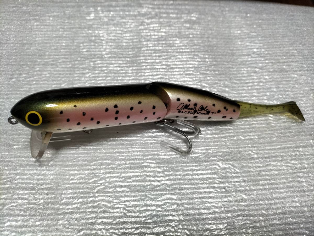 【未使用に近い】16 ACプラグ 7インチ ACミノー RT レインボートラウト ACPLUG MINNOW アランコール Allan