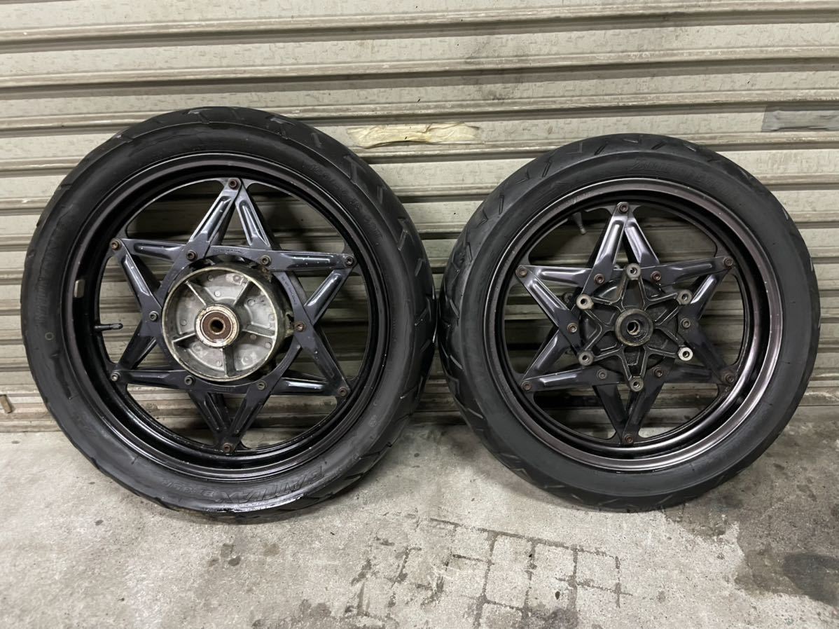 TZR250 1KT リアワイドホイール化 3.50