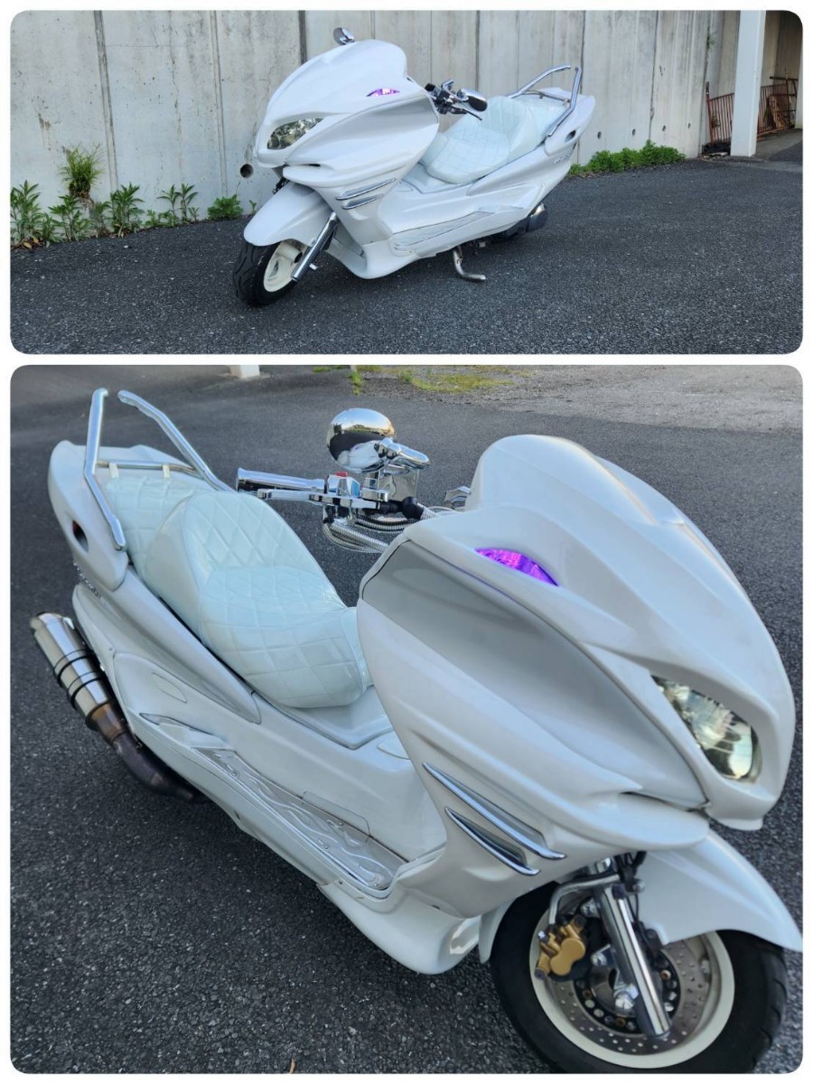 東京大塚発YAMAHAシグナス125現役バイク自賠責付き試乗も可能整備点検済み,