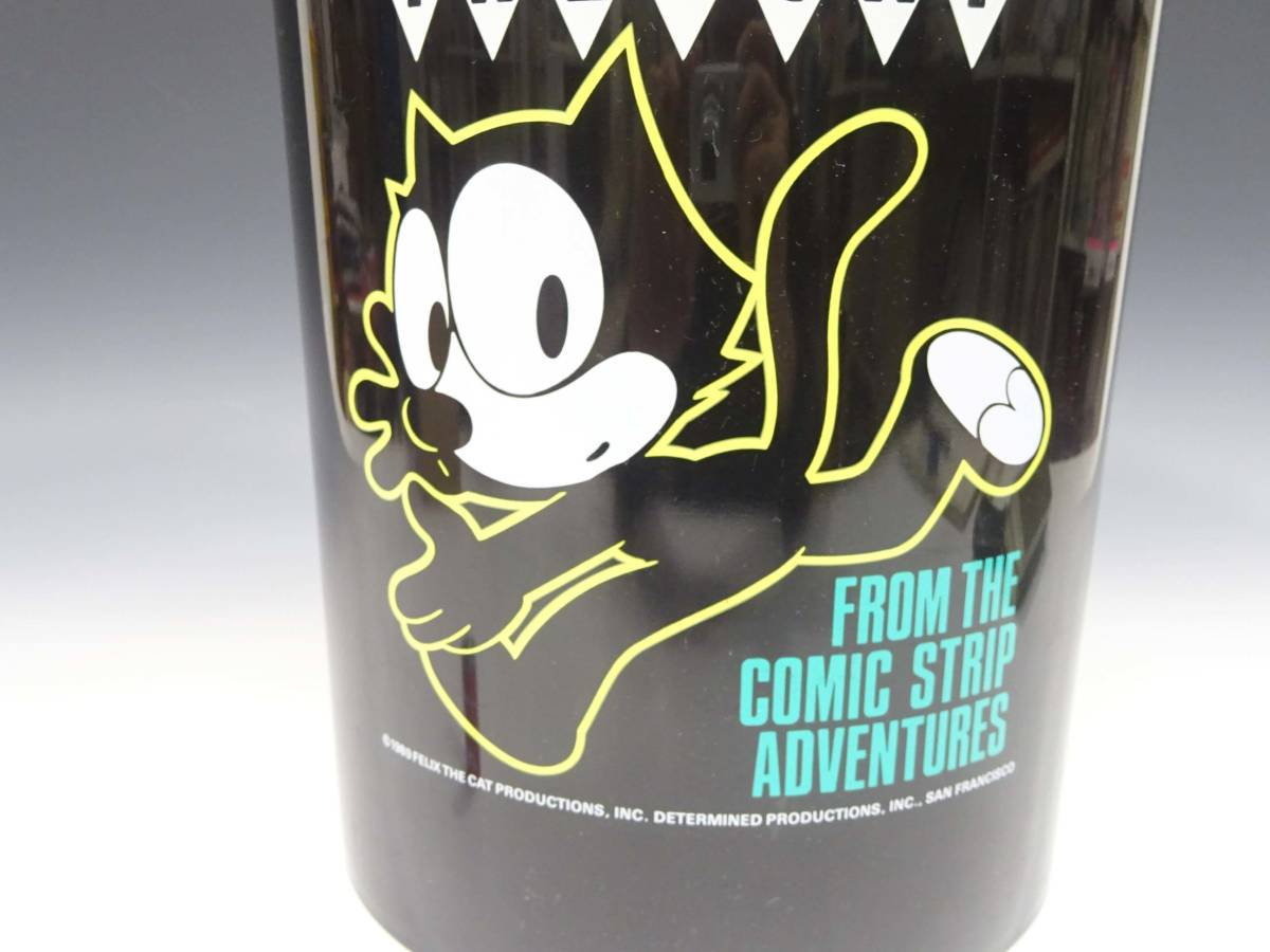 やや傷や汚れあり】○FELIX THE CAT フィリックス ゴミ箱