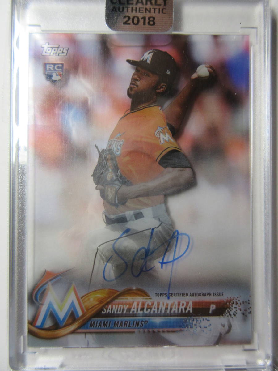 目立った傷や汚れなし】2018 Topps Clearly Authentic Autograph Sandy 