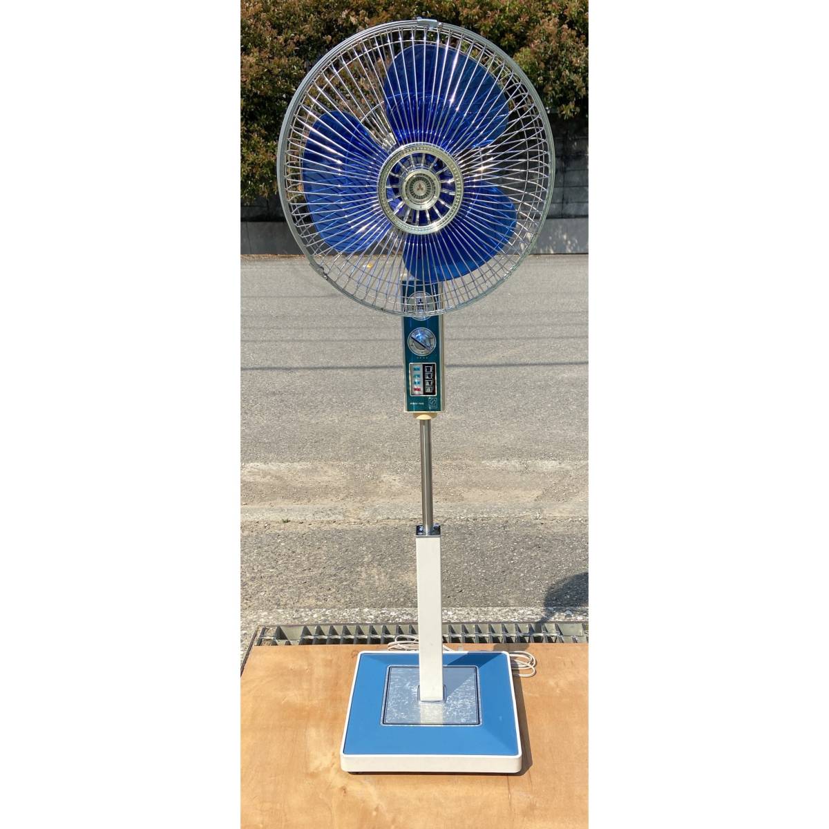 傷や汚れあり】【MITSUBISHI 三菱】扇風機 R35-NE 35㎝ 3枚羽根 大型