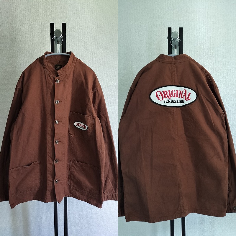 TENDERLOIN テンダーロイン ロゴワッペンカバーオールジャケット XS TENDERLOIN テンダーロイン ロゴワッペンカバーオールジャケット