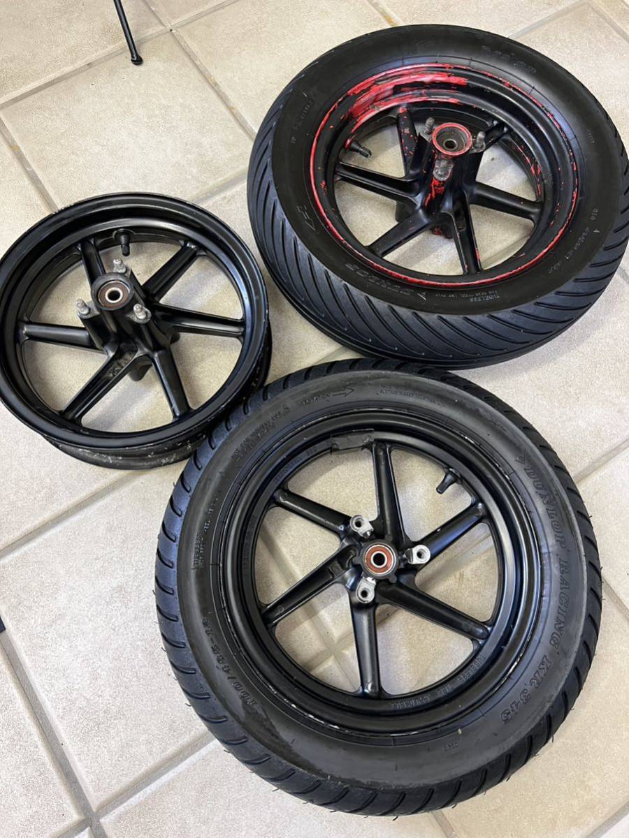 NSR50/80 前後純正ホイール XR50/100 エイプ100 NSR50/80 前後純正ホイール XR50/100 エイプ100
