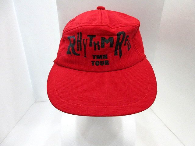 未使用に近い】◇TM NETWORK RHYTHM RED TMN tour 90-91 キャップ