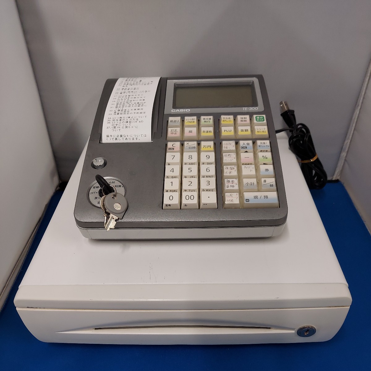 CASIO レジスター TE-300 やや傷や汚れあり】☆動作確認済☆CASIO