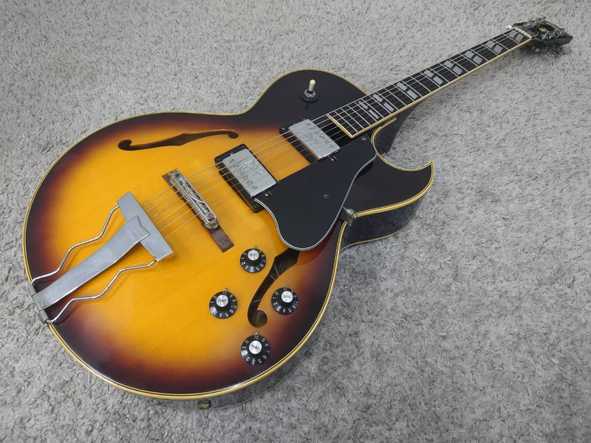 傷や汚れあり】Greco S-50 / グレコ フルアコ フルアコースティック