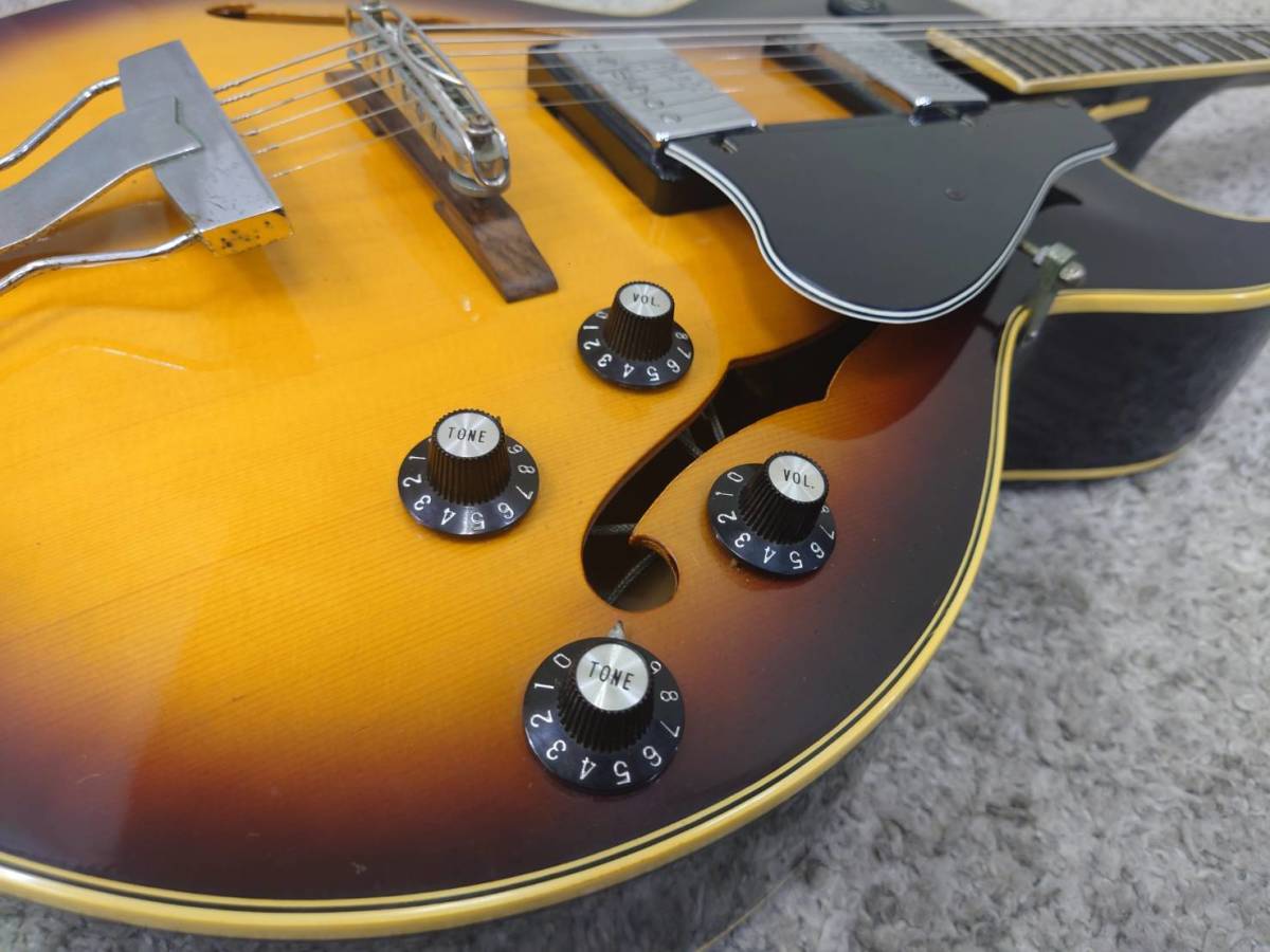 傷や汚れあり】Greco S-50 / グレコ フルアコ フルアコースティック