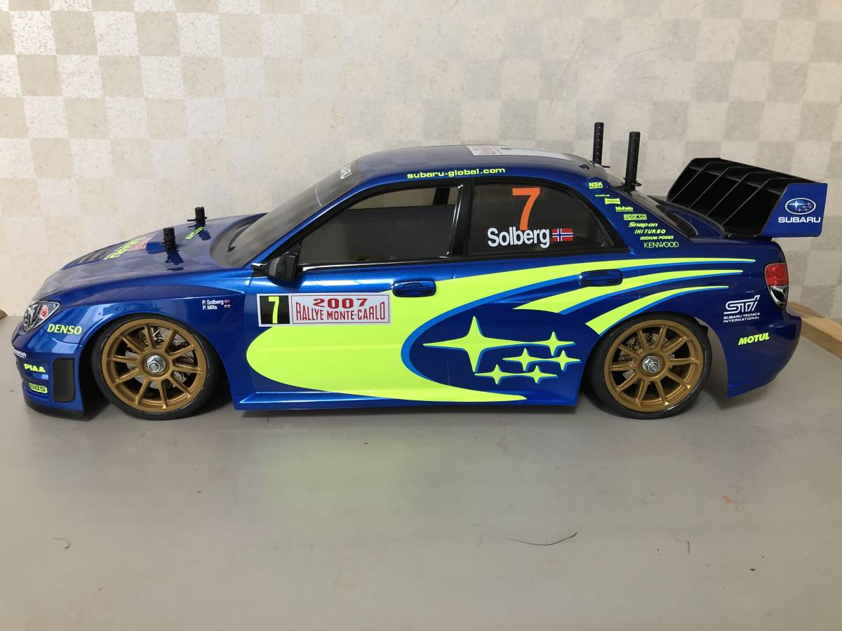 目立った傷や汚れなし】タミヤ 1/10 電動RC スバル インプレッサ WRC
