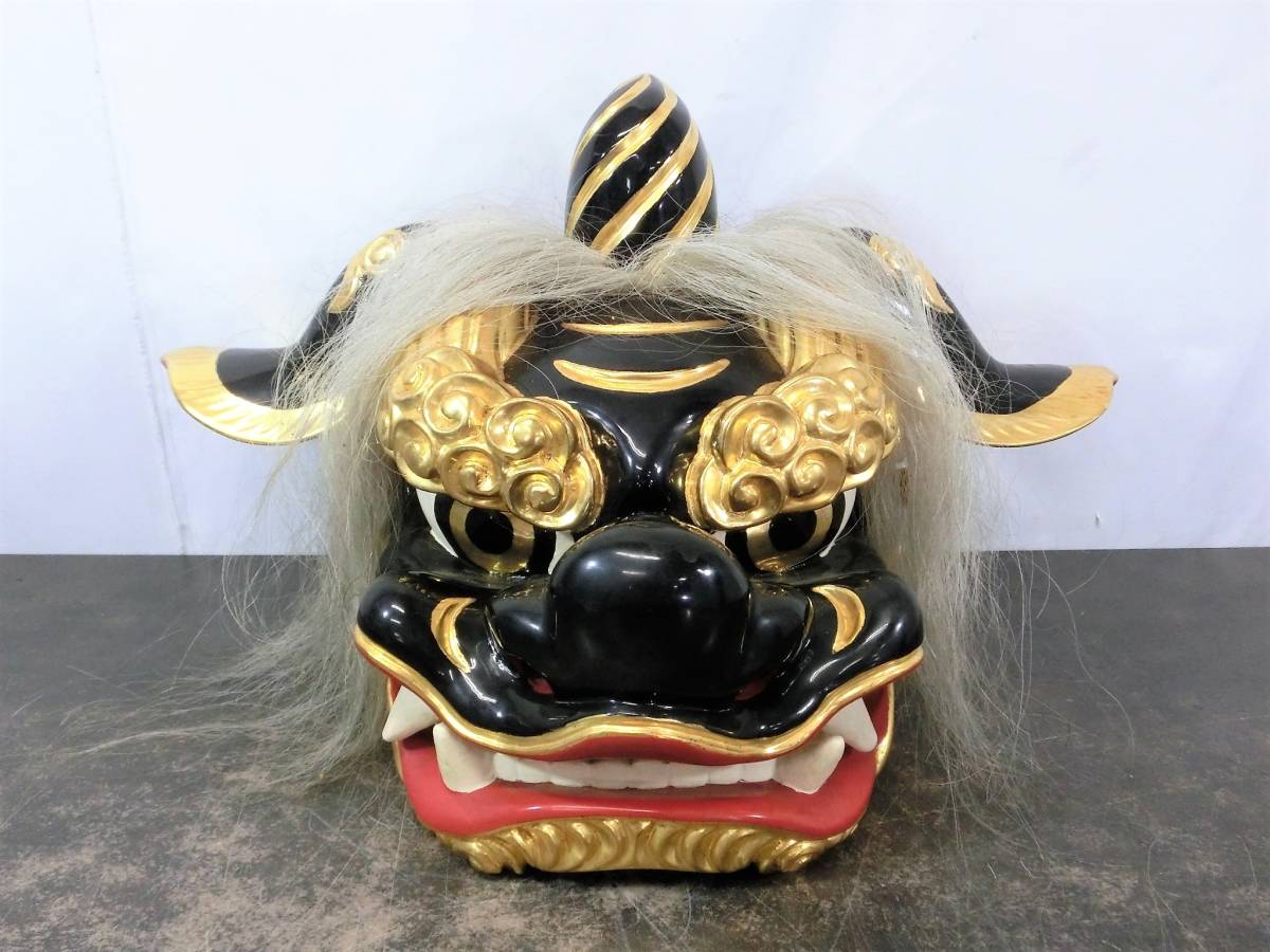 極上・獅子頭・欅・仏像・仏教美術・煎茶道具・獅子舞 極上・獅子頭・欅・仏像・仏教美術・煎茶道具・獅子舞 獅子頭