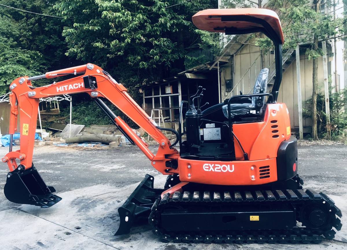 日立 EX8-2B 往復配管(PTO配管) 全塗装済 770kg マイクロミニ油圧