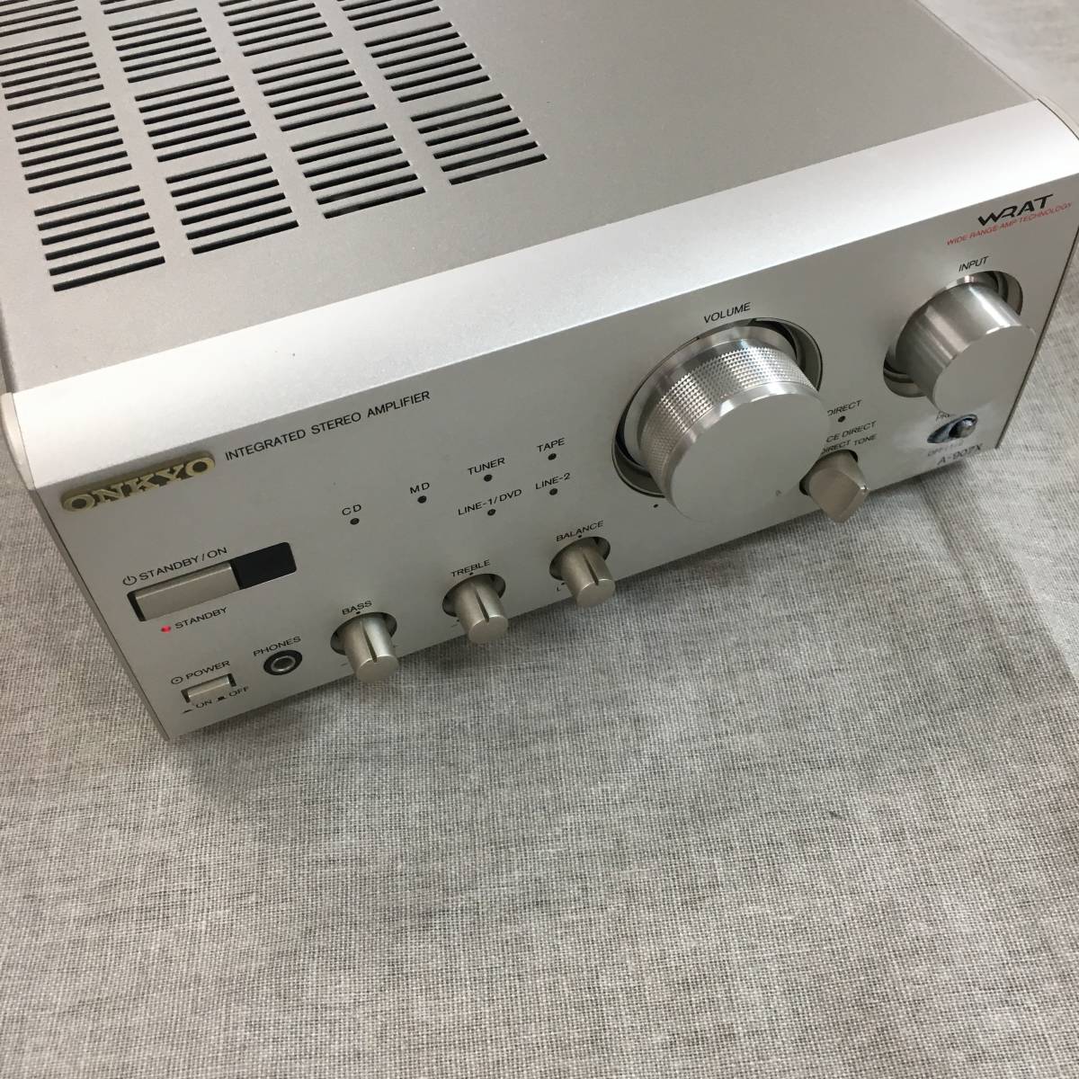 ONKYO オンキョー A-907X(S) シルバー インテグレーテッドステレオアンプ