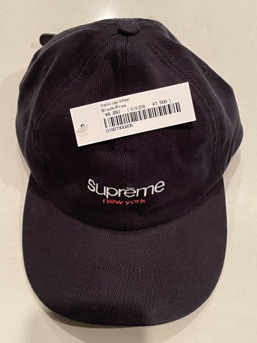Supreme 6panel 最初期nyロゴキャップ　帽子 supreme 6panel キャップ帽子nyロゴ最初期黒