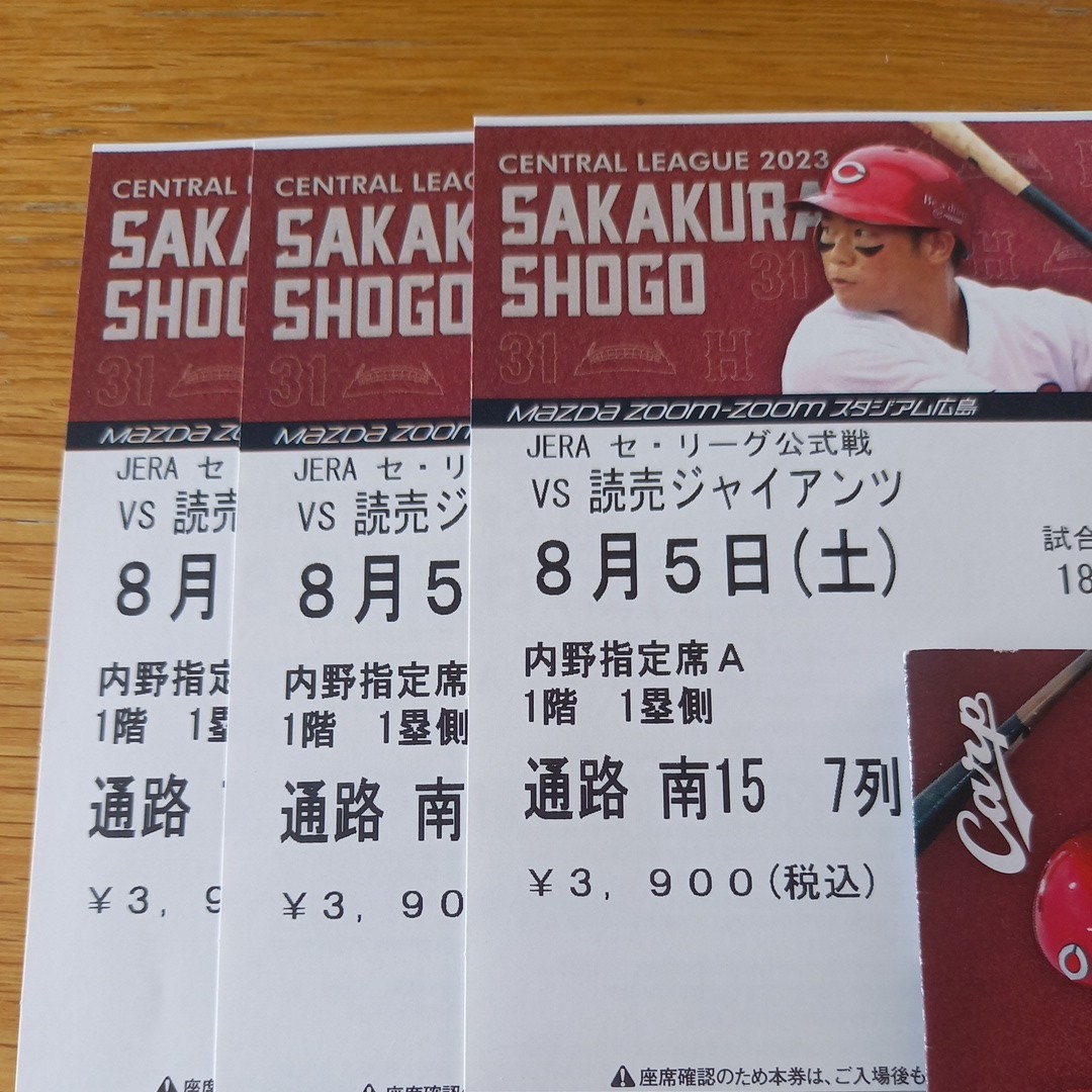 9月11日 カープ×巨人戦パノラマテラス10名分 9月11日 カープ×巨人戦パノラマテラス10名分