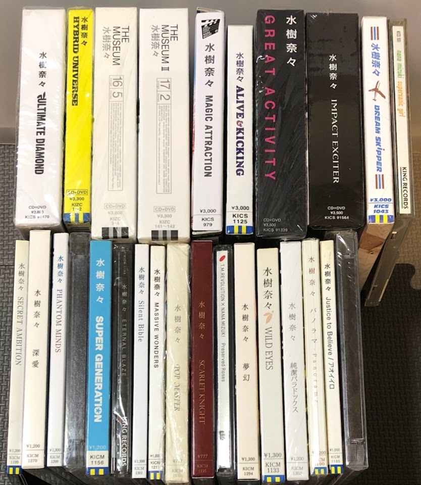 【やや傷や汚れあり】水樹奈々 CD アルバム シングル 計32点セット ★ 初回 ベスト THE MUSEUM THE MUSEUM II / IMPACT EXCITER ULTIMATE