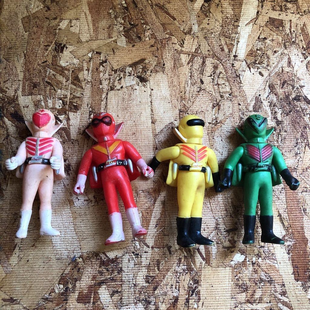 ソフビ ゴレンジャー ハリケーンセット ポピー ポピー製 ソフビ せい