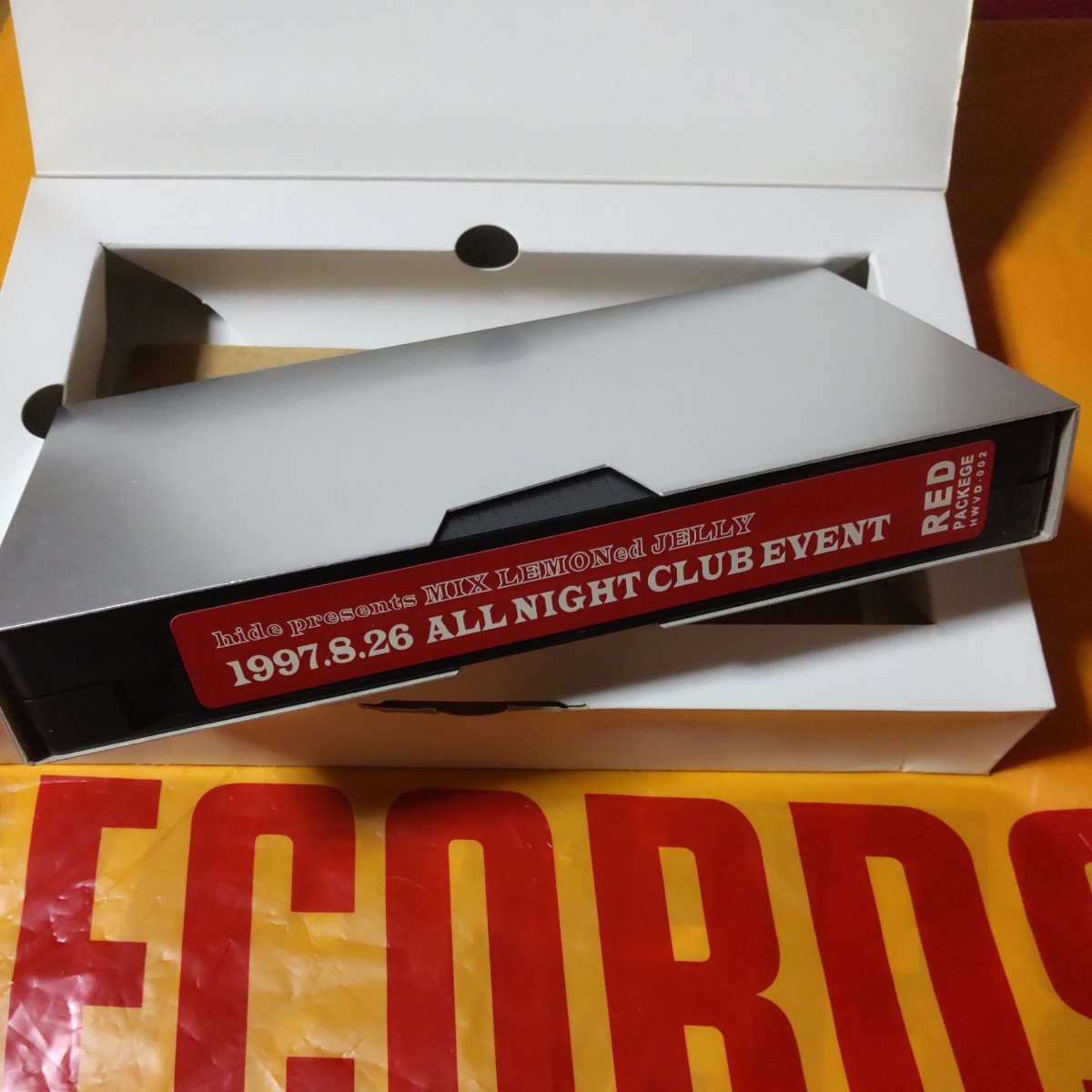【未使用に近い】hide 1997年X'mas限定ビデオ hide presents MIX LEMONed JELLY 赤Ver. 限定