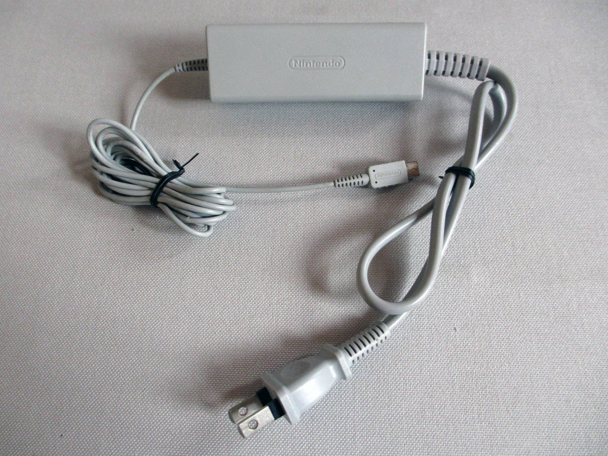 【やや傷や汚れあり】★★ 任天堂 Nintendo Wii U GamePad ACアダプター WUP011 ゲームパッド 純正 断線 修理