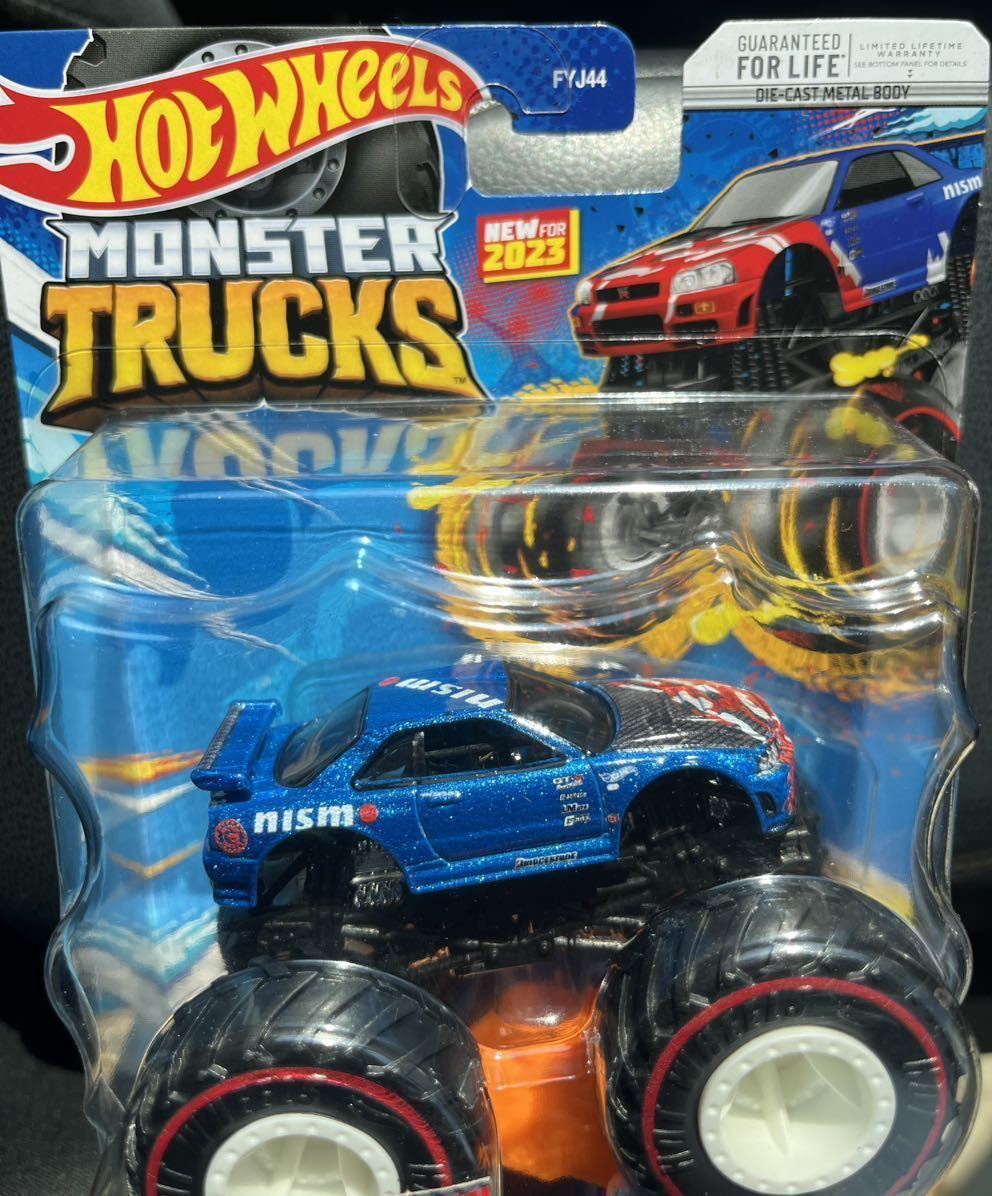 ホットウィール モンスタートラック ニスモ Nismo R34 GTR