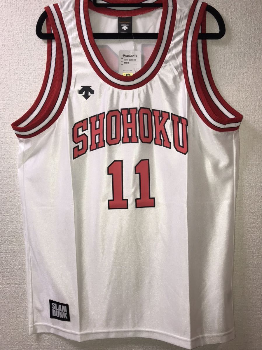 SLAM DUNK ユニフォーム 11番 デサント製 スラムダンク 湘北 背番号 Yahoo!オークション - 美品 デサント