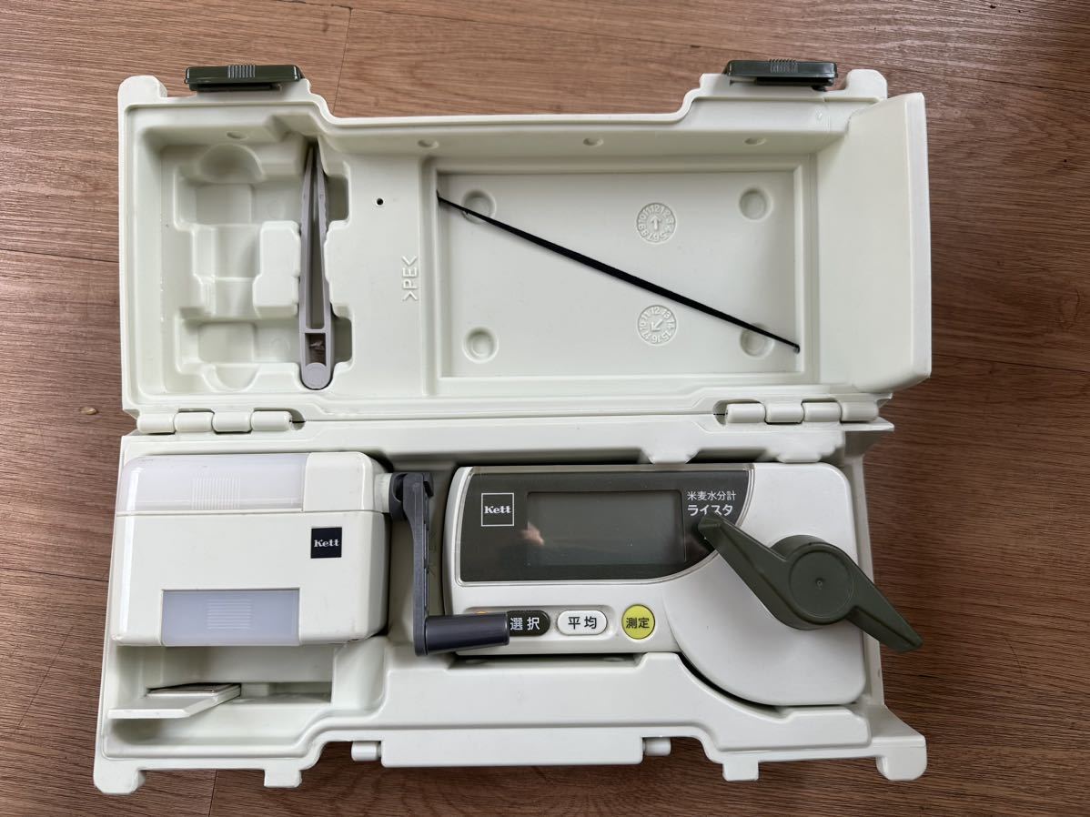 株式会社ケツト　kett　ライスタＬ　水分測定器 株式会社ケツト kett ライスタL 水分測定器 - メルカリ