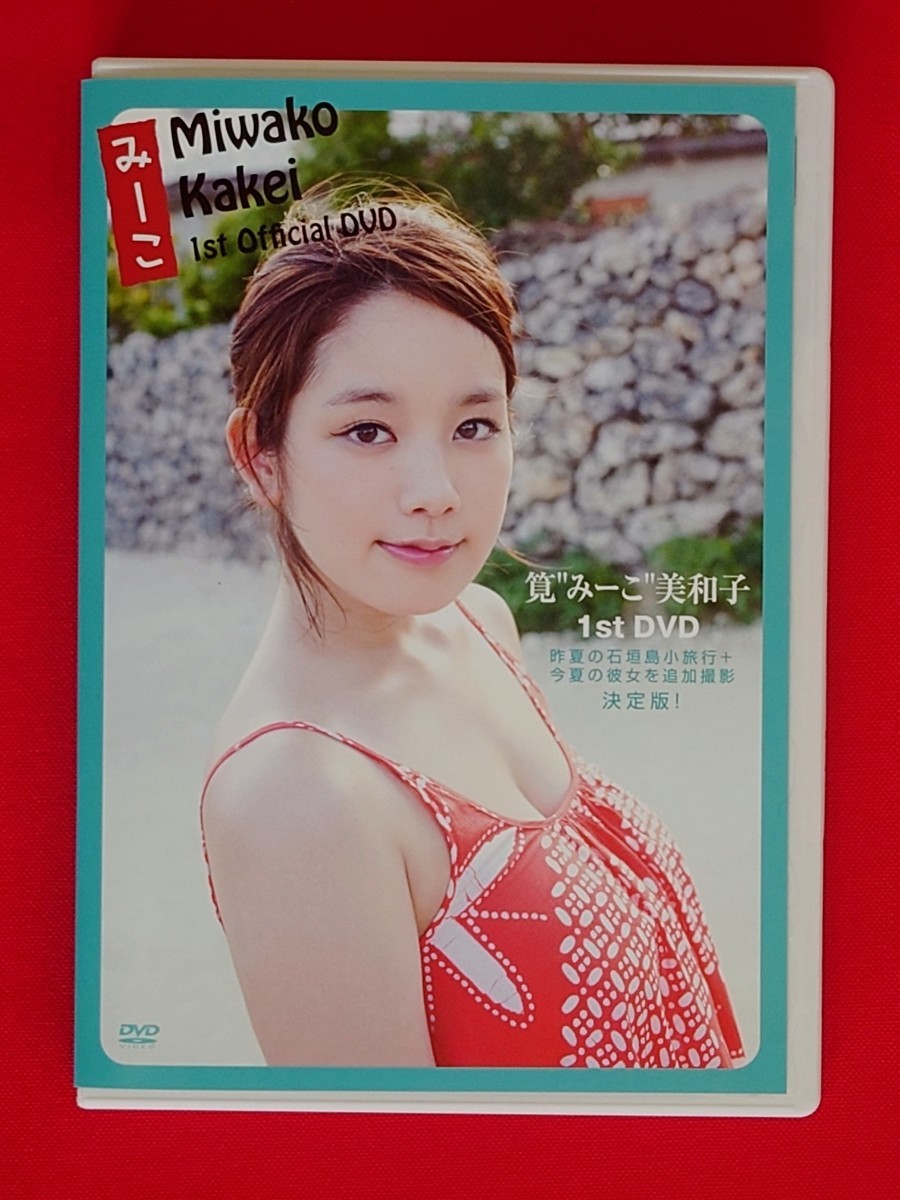 【未使用に近い】みーこ 筧美和子 Miwako Kakei 1st DVD 夏の石垣島小旅行のビーチ・竹島観光・食事でのひとときほか