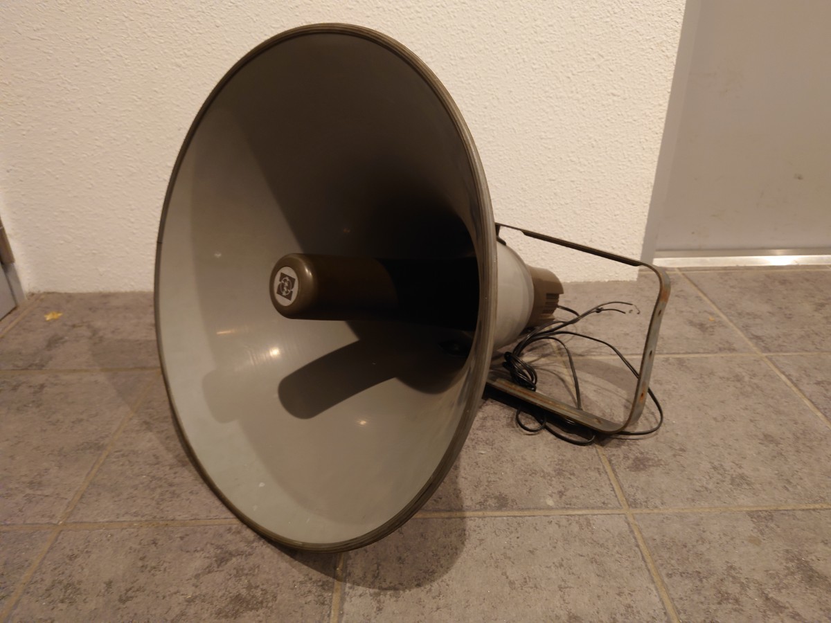 やや傷や汚れあり】sr1234 140 動作未確認 ナショナル 拡声器 WT-531