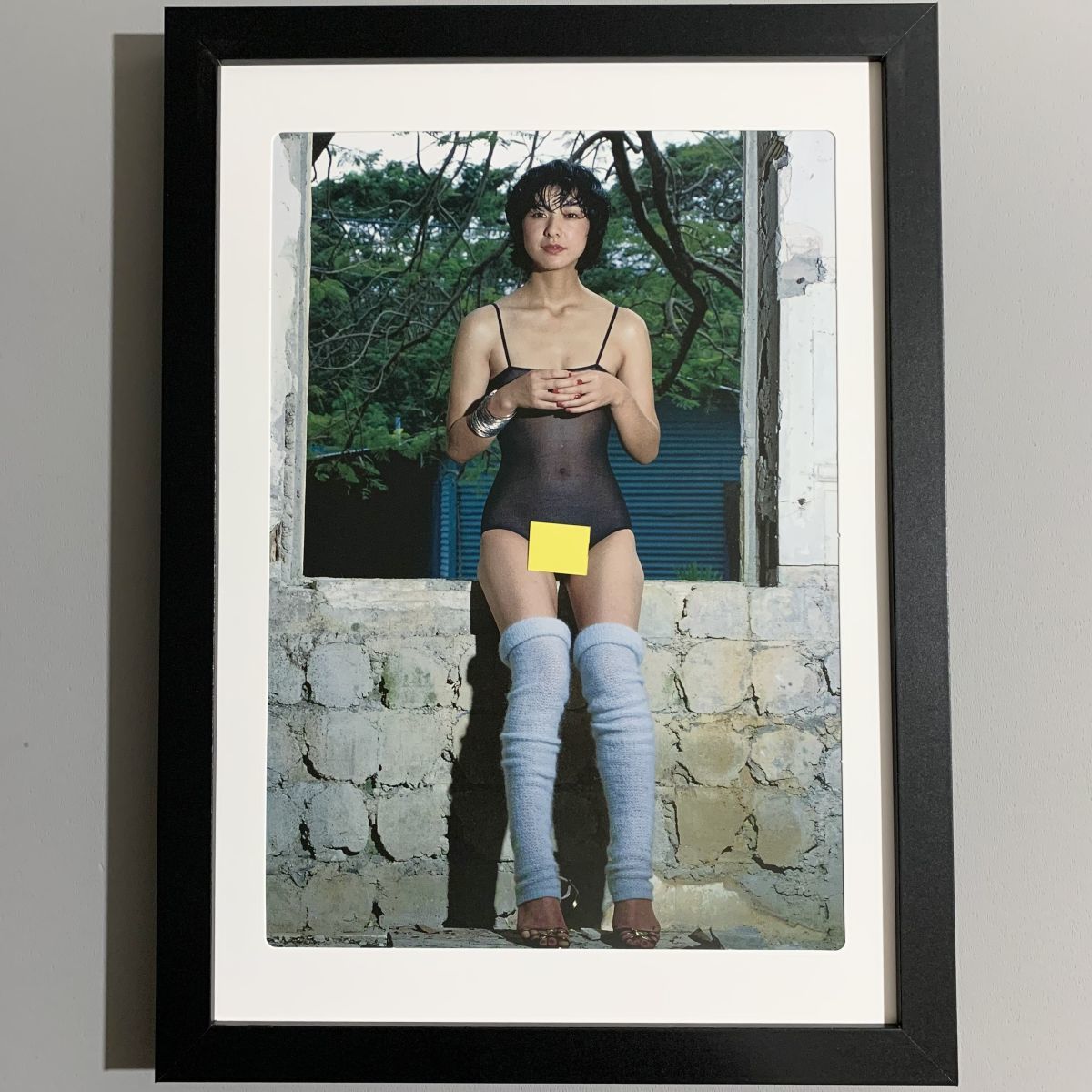 昭和 アイドル 水着 陰毛　透け 目立った傷や汚れなし】□関根恵子□セクシーグラビア/A4額装品/写真集/セクシー/透けレオタード/女優/美人/昭和レトロ A364の落札情報詳細 -  Yahoo!オークション落札価格検索 オークフリー