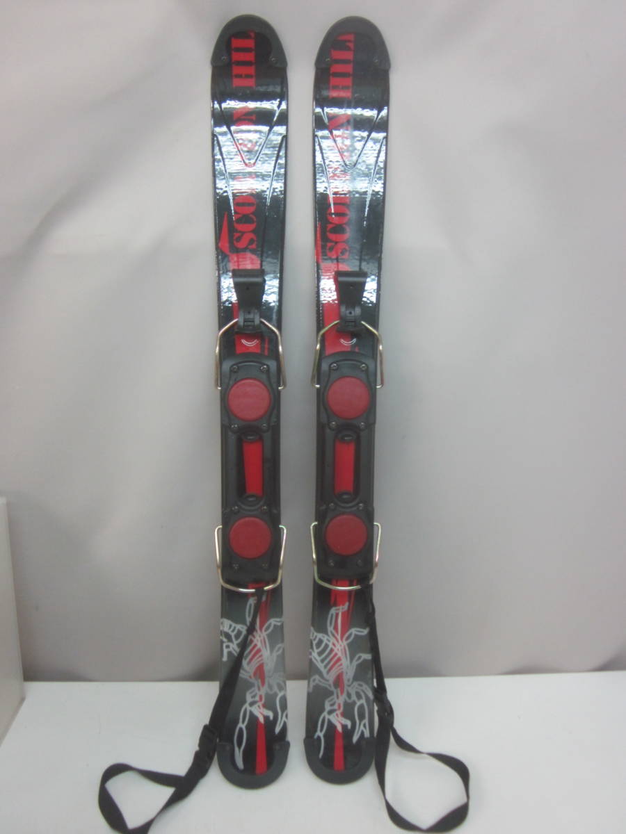 大巾値引き！バッファローが映えるスキースーツのレッド、ブラックLがお買い得！ スキー板 長さ 99.8cm 傷や汚れあり】☆⑤ファンスキー・「SCORPION