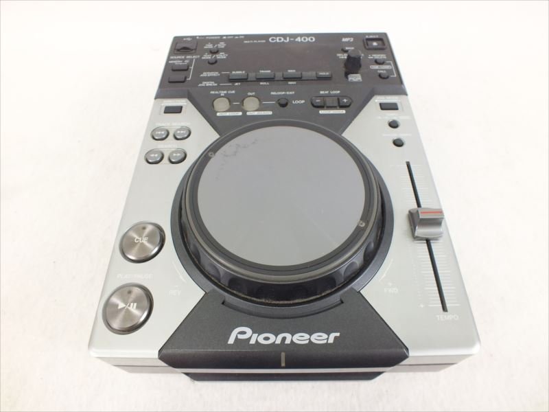 ジャンク品 Pioneer DJ CDJ-400 パイオニア Pioneer CDJ-400 ジャンク やや傷や汚れあり】♪ PIONEER パイオニア