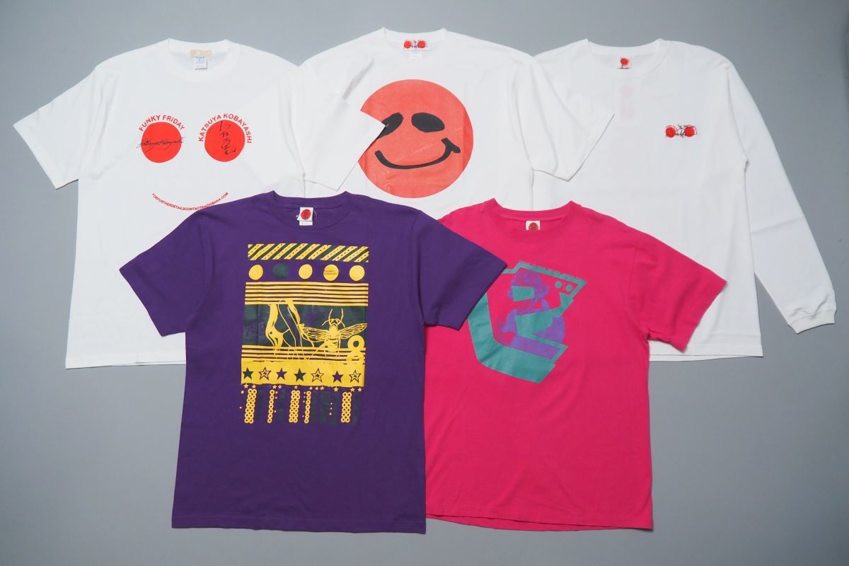 ファンキーフライデー 小林克也 ステッカー Tシャツ セット サイン入り