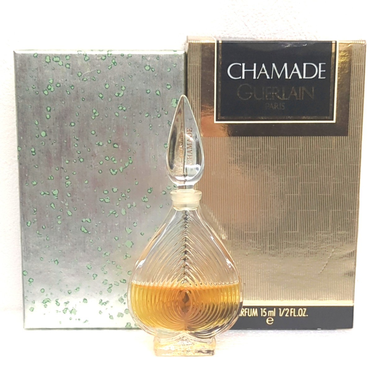 【廃盤レア】Guerlain Chamade 香水 30ml Guerlain Chamade Parfum Crystal Perfume 1969 Bottle 30ml